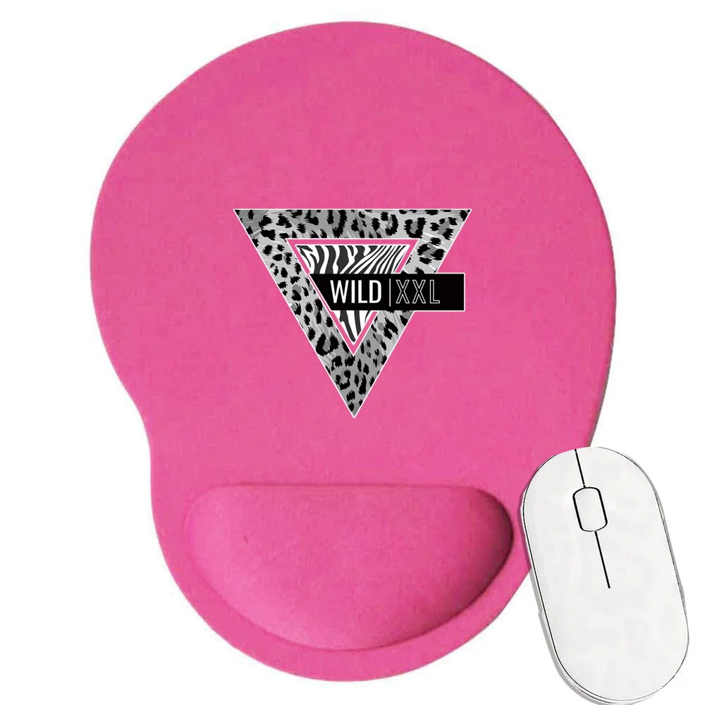Коврик для мыши с поддержкой запястья SuanCase Wild розового цвета