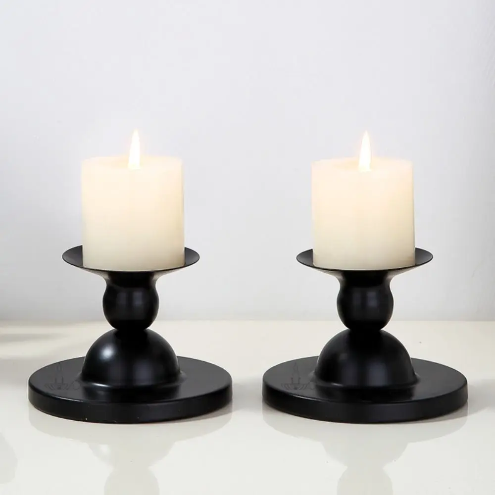 

Dual-use Party Gift Home Decor Durable Candlelight Dinner Luxury Iron Crafts Tabletop Ornament Candlestick Candle Stand