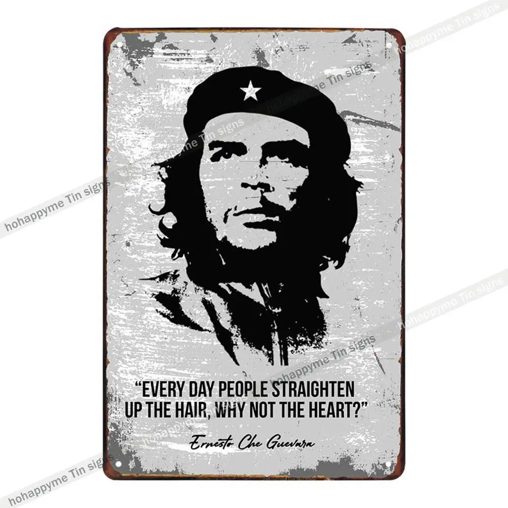 

Металлическая вывеска Че Гевара hohappyme