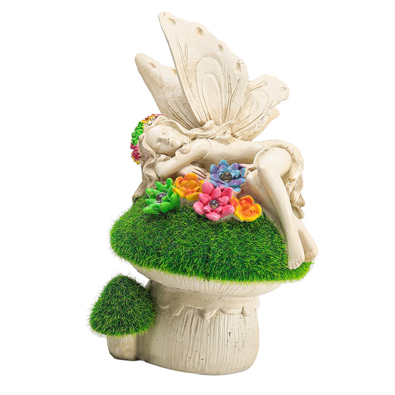 

Fairy Statue Garden Ornament Garden Decorations Waterproof Garden Sculpture With Solar Lights For Patio Yard Porch Lawn Ornament