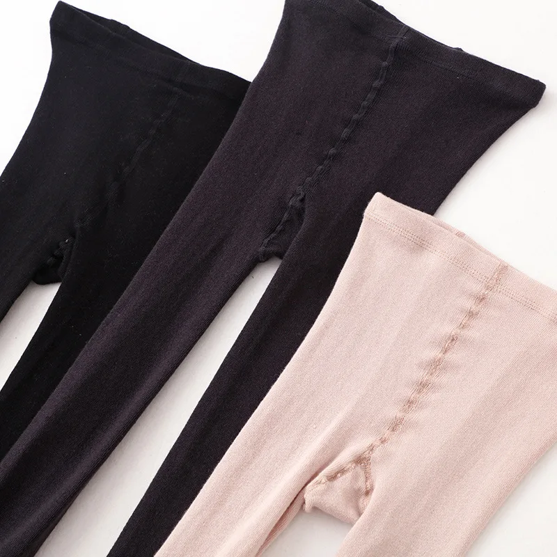 Autumn and Winter Mulberry Silk Blend Tights Slim High Waist Stovepipe Socks Anti-hook Thickening Warm Leggings Ankle Length