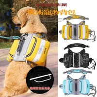 jianma river new pet dog dog backpack medium large dog go out self carrying snack dog food backpack spot