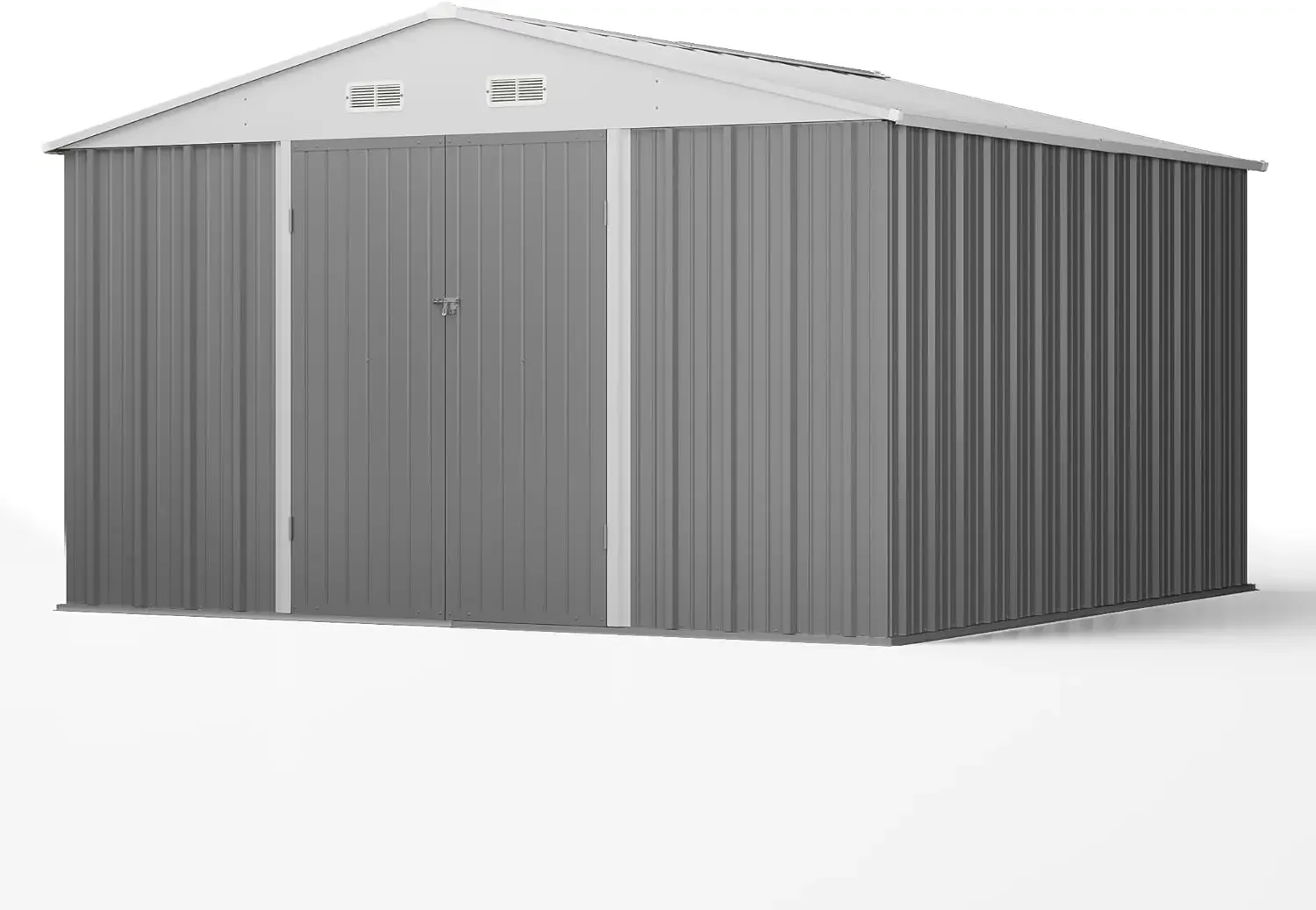 Сарай для хранения на открытом воздухе Patiolife 10x10 футов большой металлический