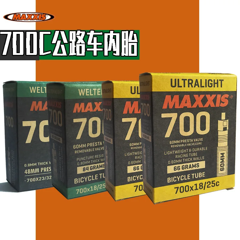 

MAXXIS Maxxis 700*23/32C 35/45C Road Dead Fly Bicycle Inner Tube Beautiful Mouth Mouth Lengthening