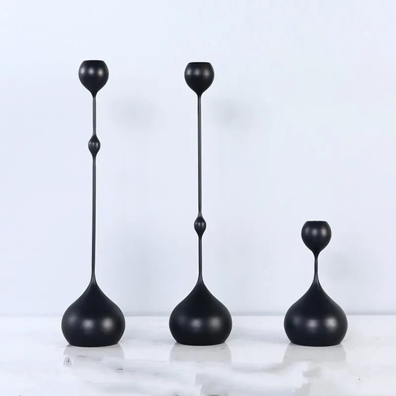 

Металлические подсвечники IMOON, роскошный подсвечник, модная Свадебная подставка, искусственный подсвечник, домашний декор