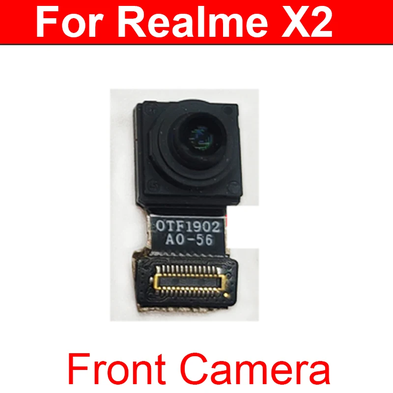 Передняя Задняя камера для Realme X2 маленькая Основная разъем модуля гибкий кабель