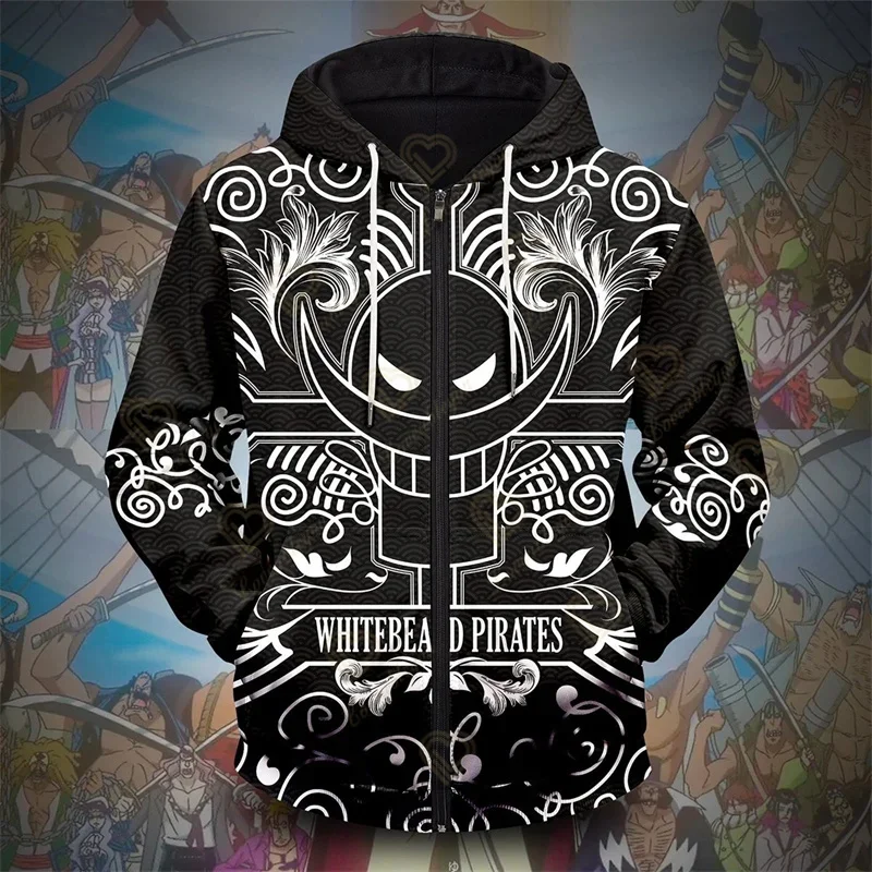 Куртка на молнии для мужчин и женщин аниме цельнокроеное пальто Луффи Ace