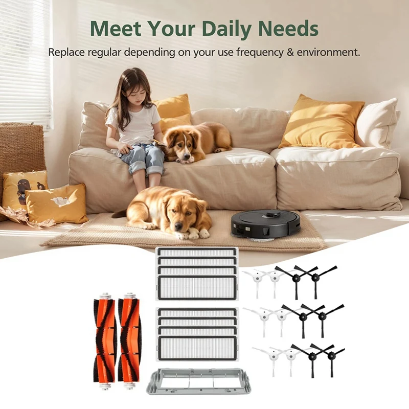 23 шт. сверхпрочные аксессуары для Roborock S5 S50 S6 Pure E4/для Xiaomi Mijia 1S пылесоса