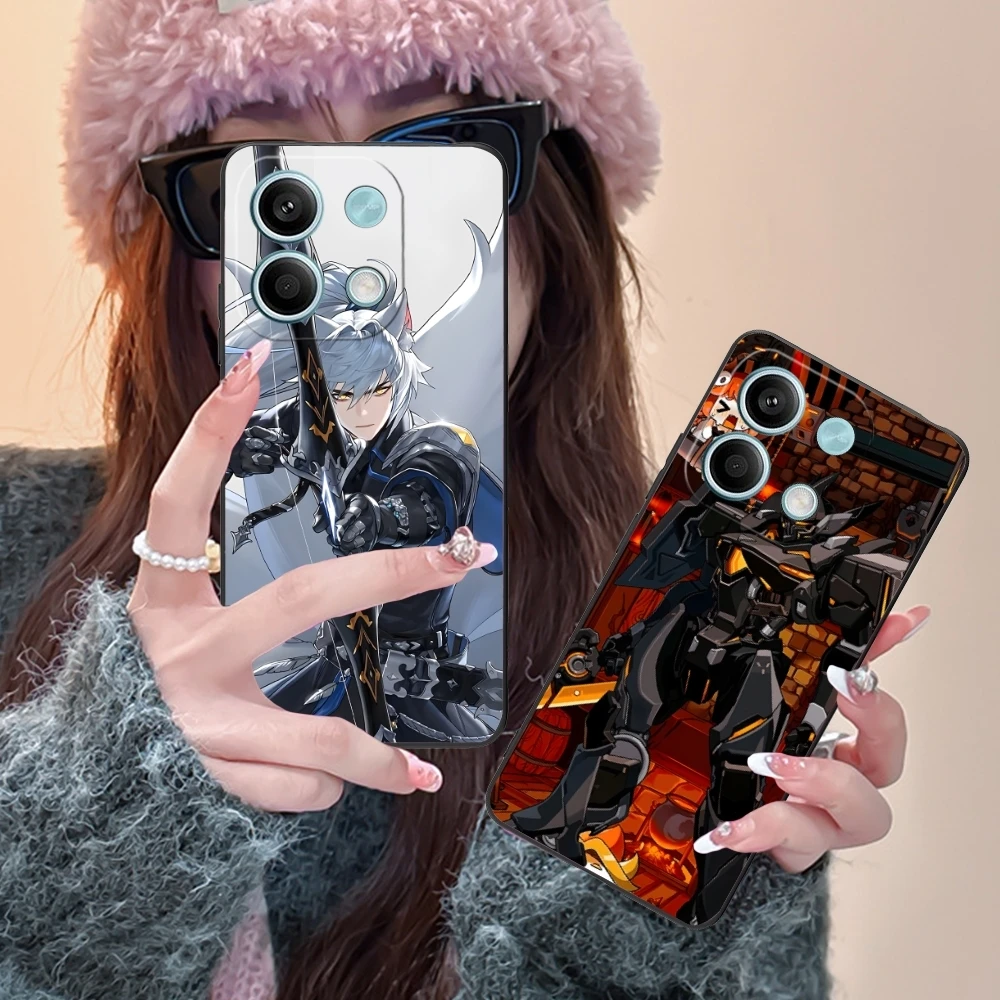 Чехол Guardian Tales для мобильного телефона Xiaomi POCO M6 M5 M4 M3 X6 X5 X4 X3 F6 F5 F4 F3 F2 C40 Pro GT