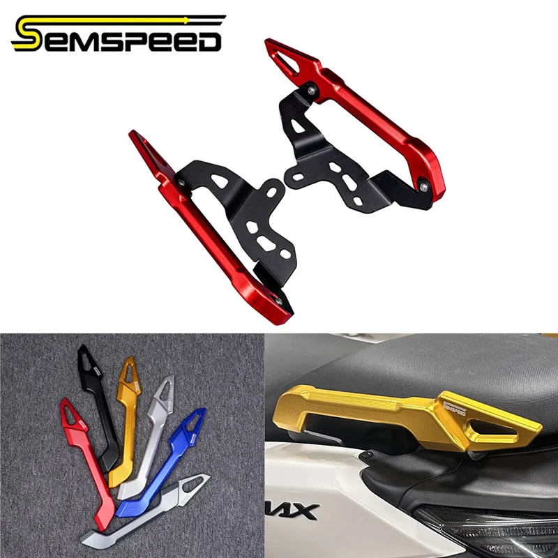 Фото SEMSPEED поручень для заднего пассажира, совместимый поручень для заднего сиденья, пассажирские ручки для YAMAHA NMAX 125 NMAX 155 2025 №5