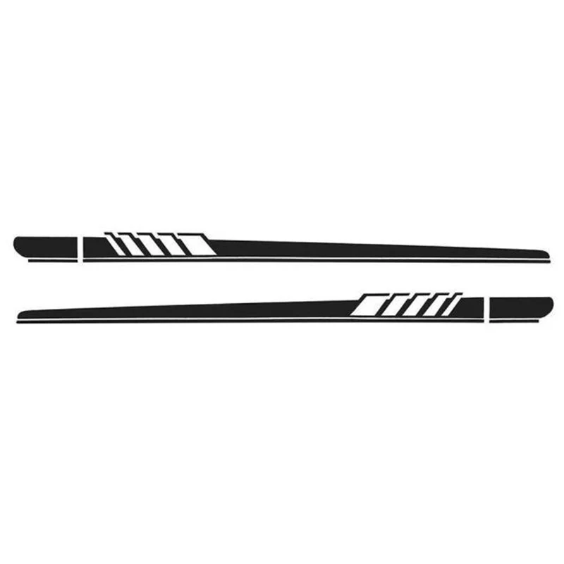 Наклейки с боковыми полосками для гоночного автомобиля 2 шт. Спортивная наклейка