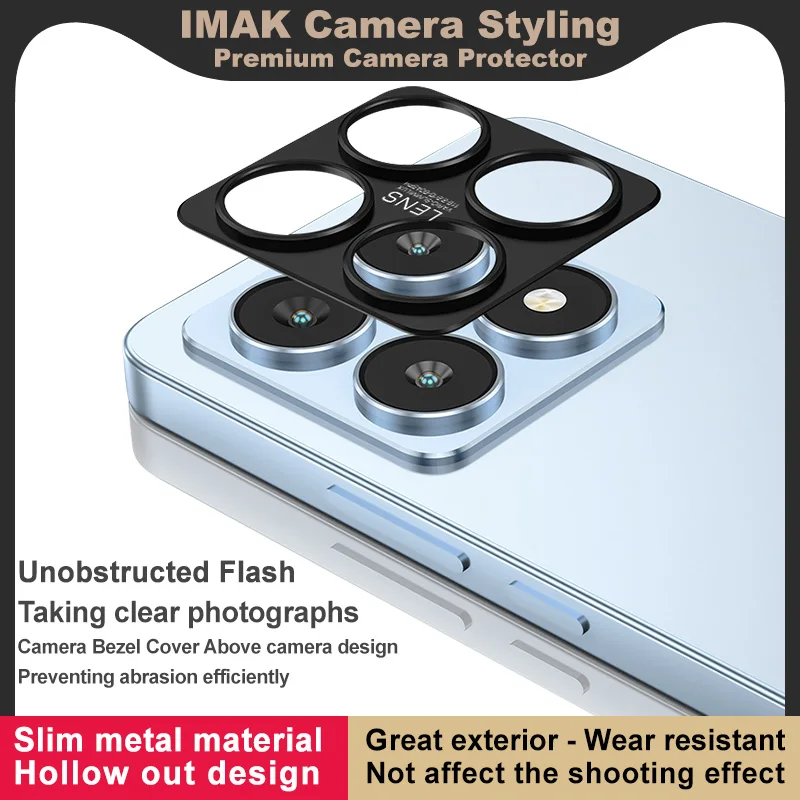Для Xiaomi Mi 14T 5G Защитная пленка для объектива IMAK Камера Стайлинг Премиум камеры Pro