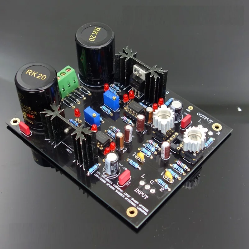 

HI END 5534 Op-amp Front Board With Jung Super POWER Core Power Preamp Board