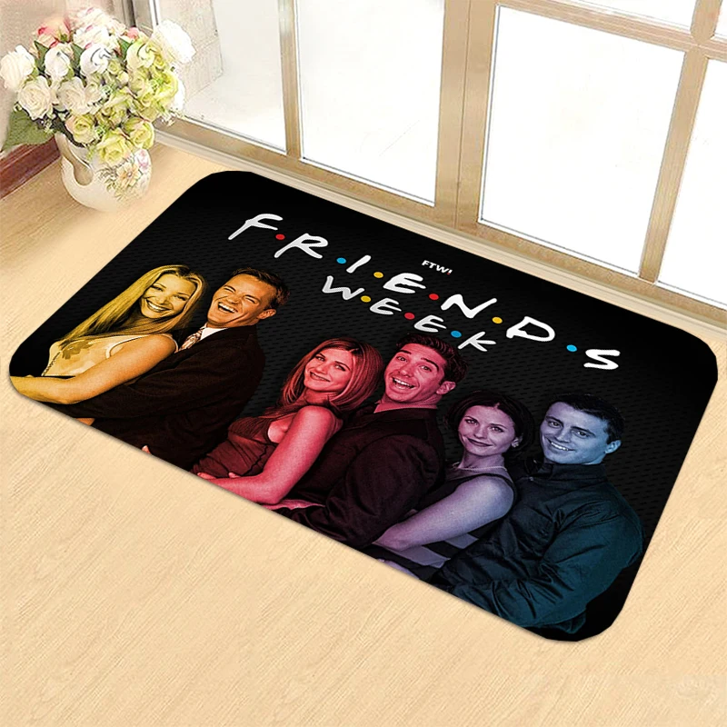 

Коврик для кухни, напольный коврик, классический нескользящий моющийся коврик для друзей, входной коврик, кавайный впитывающий Впитывающий Коврик для входа в ванную комнату