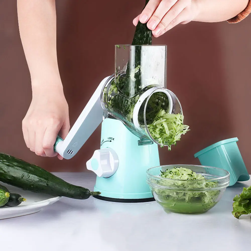 vegetable cutting machine vegetable slicer tiling table drum graterfor home housewives food processor kitchen tools gadgets free global shipping