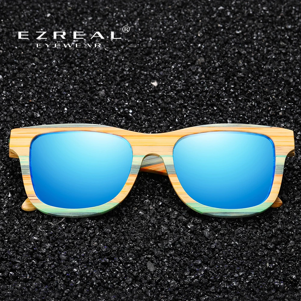 XSW скейтборд деревянные бамбуковые солнцезащитные очки поляризационные для