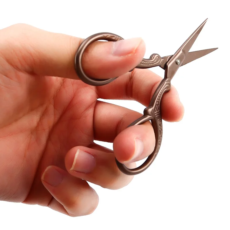 

Швейные ножницы в стиле ретро, домашние ножницы из нержавеющей стали для вышивки нитками, Подрезка, портновские ножницы
