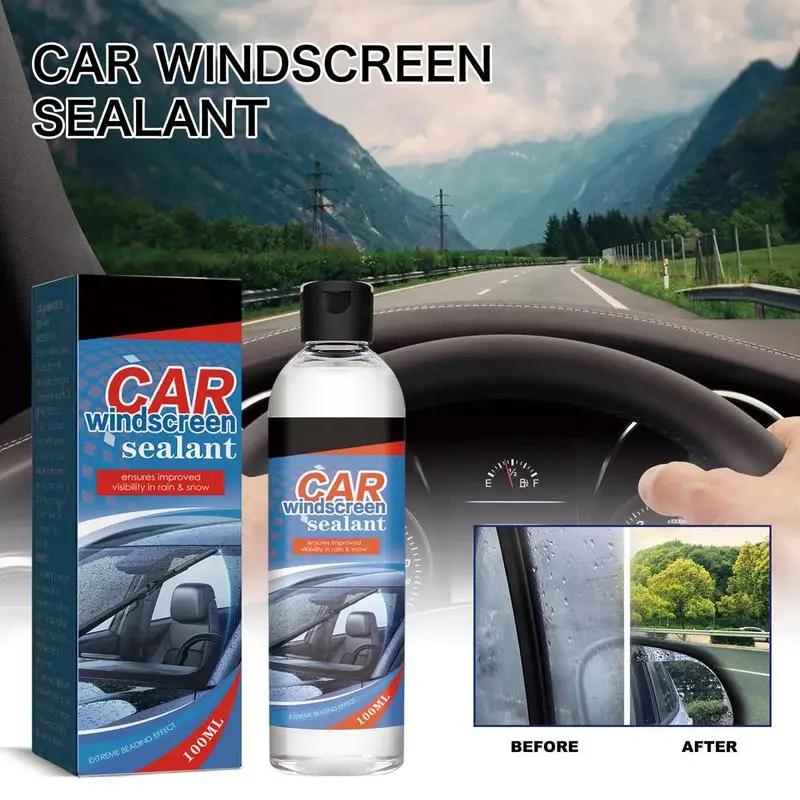 

100ml Anti Fog Windshield Cleaner And Auto Rainproof Agent Multifunctional Auto Rain Fog Remover Odorless Windshield For Cars