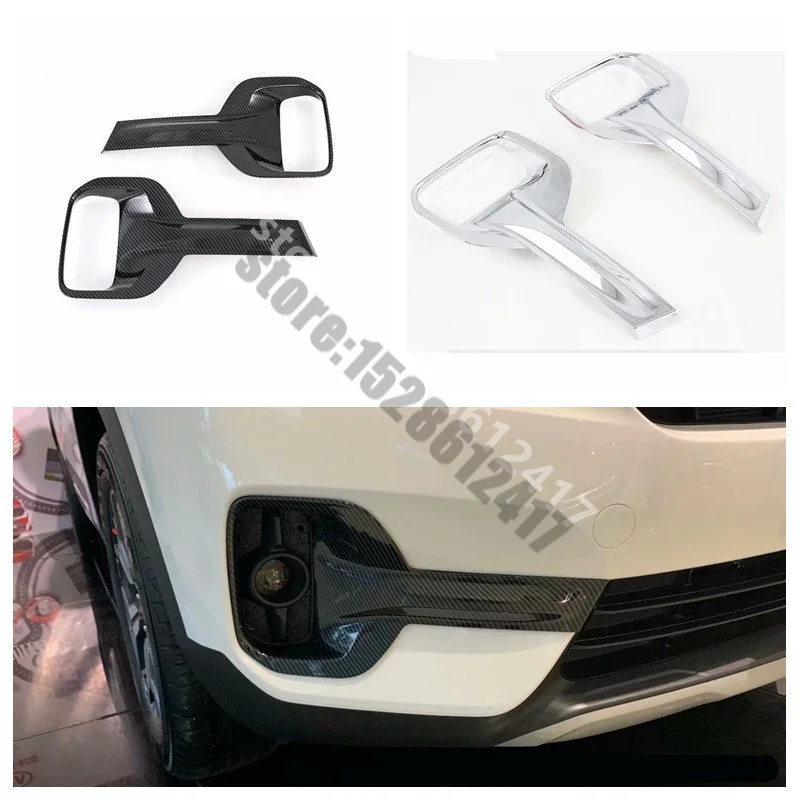 

Abs Chrome Car Front Light Fog Decoration Cover Trim Styling Accessories For Kia Seltos 2019 2020 2021