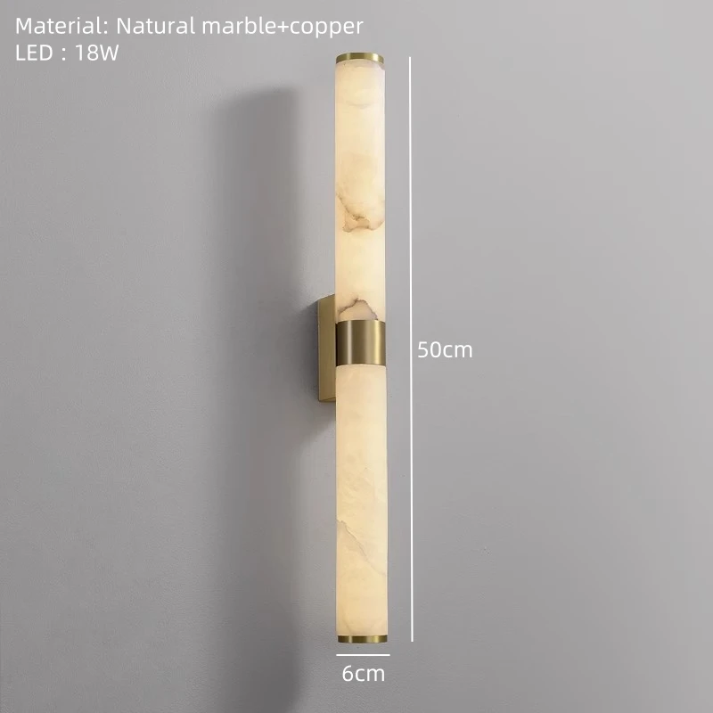 

Золотой медный настенный светильник IWP из мрамора