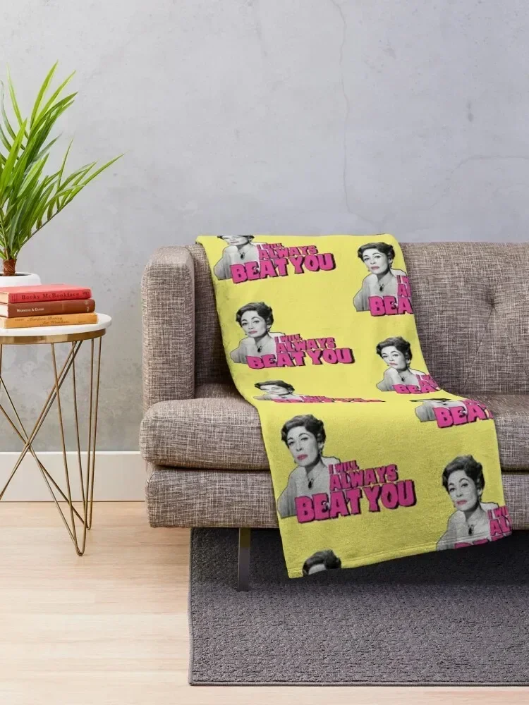 Mommie Dearest ⟺ye Dunaway IS Джоан Кроуфорд.. Цитата фильма с принтом Плед Диваны Одеяло