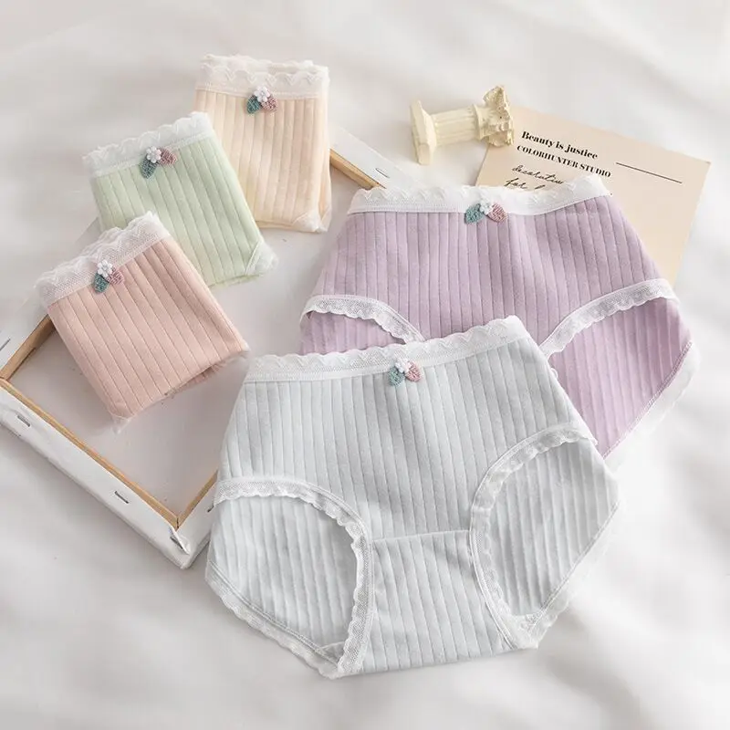 

5 шт., женские хлопковые трусы