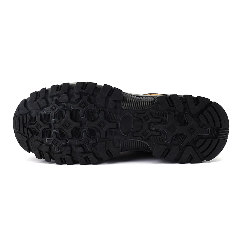 HIKEUP Winter Men's Hiking Shoes Outdoor Trekking Men Boots High Top Mountain Climbing Sneakers Tactical Ankle Boots Men