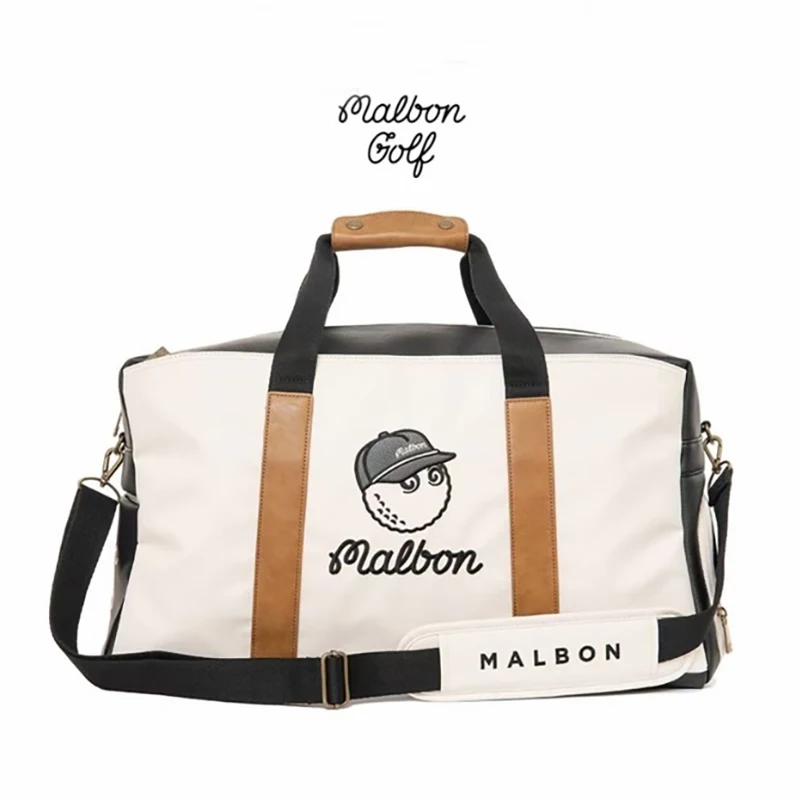 

Бостонская сумка MALBON, сумка для одежды для гольфа для мужчин и женщин с одной и той же обувной сумкой, легкая спортивная сумка-мессенджер для...