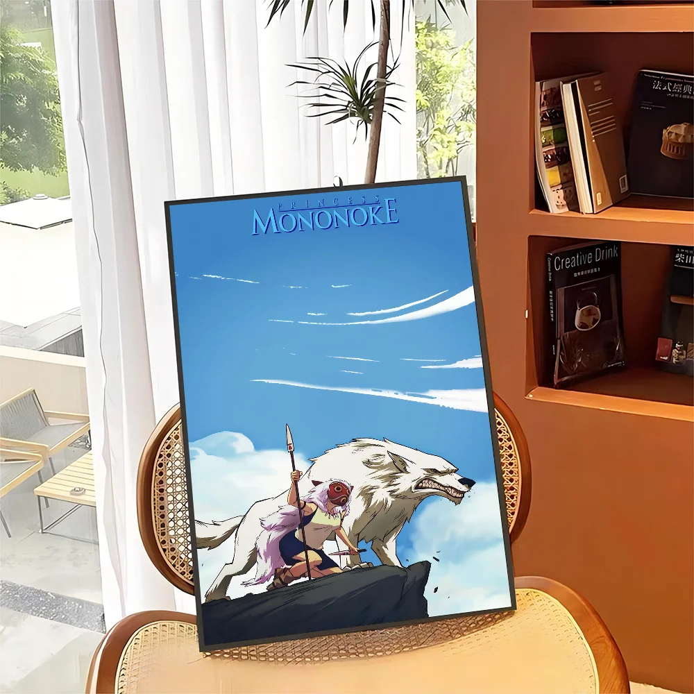 Мультфильм аниме девушка M-Mononoke H-Hime постеры липкие HD качество настенное