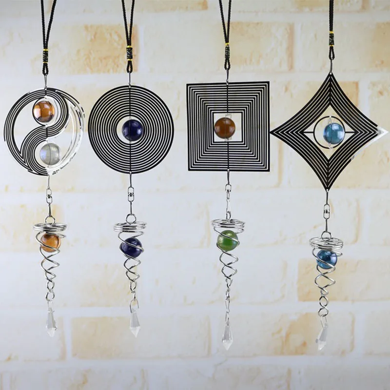 

Home Decorations Hanging DIY Rotating Wind Chimes Creative Personality Novel Metal Pendant Handicrafts Wind Chime Crafts Gifts