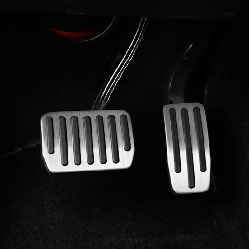 

For Tesla Model 3 Model Y Accessories Model 3 Aluminum Alloy Accelerator Brake Rest Pedal Car Foot Pedal Pads Covers Three