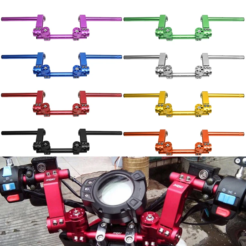 

NEW Motorcycle CNC Handlebar Adjustable Steering 7/8" Removable Handle Bar System 125cc Pit Bike Dirt Bike Motocross Scooter