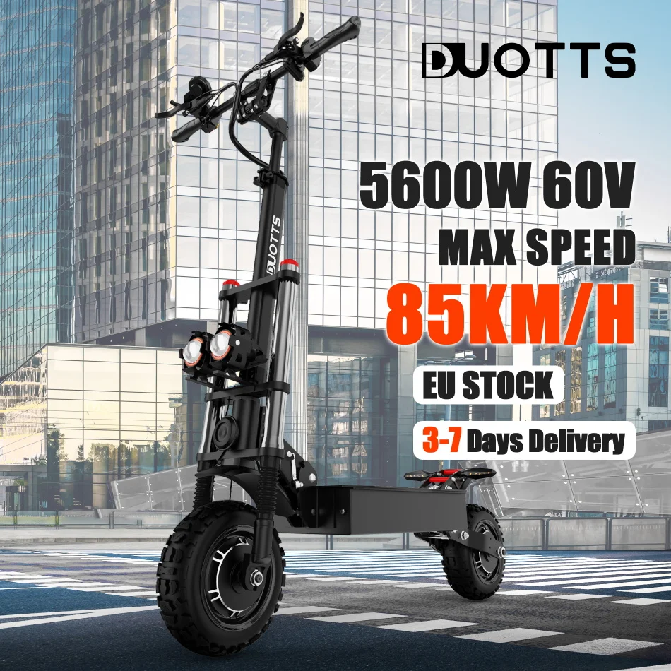 

DUOTTS D88 60V 5600W Electric Scooter Europe Warehouse Max Speed 85km/h e scooter Dual Motor Electric Scooters for Adults