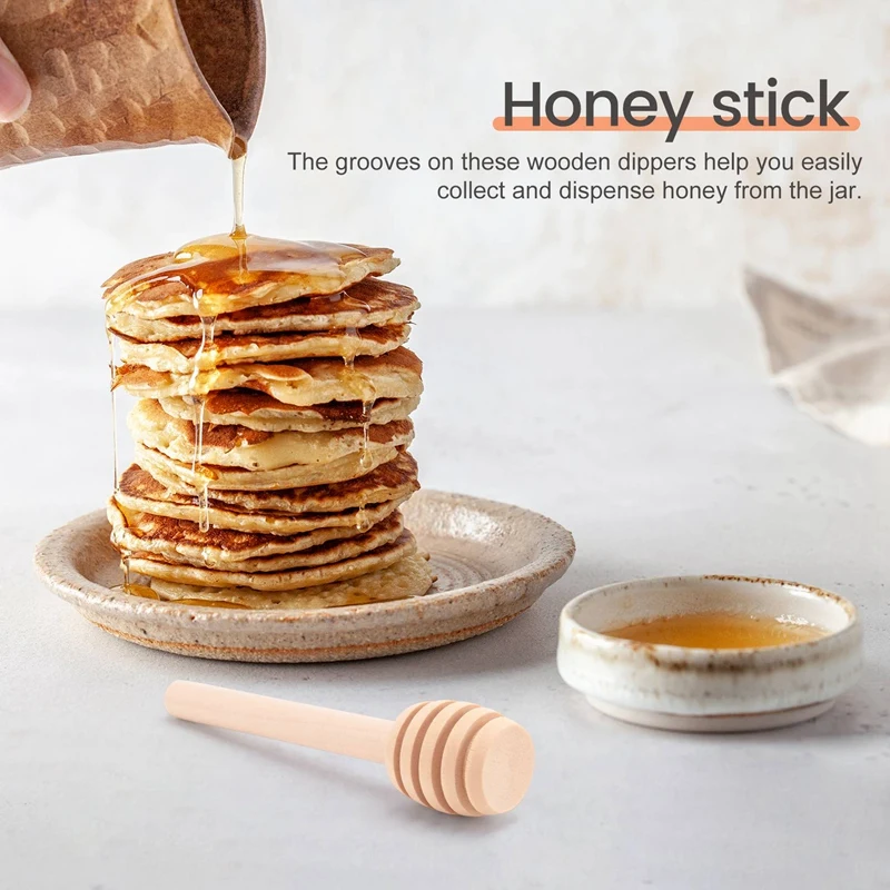 50 шт./упаковка деревянные Мини-палочки для меда