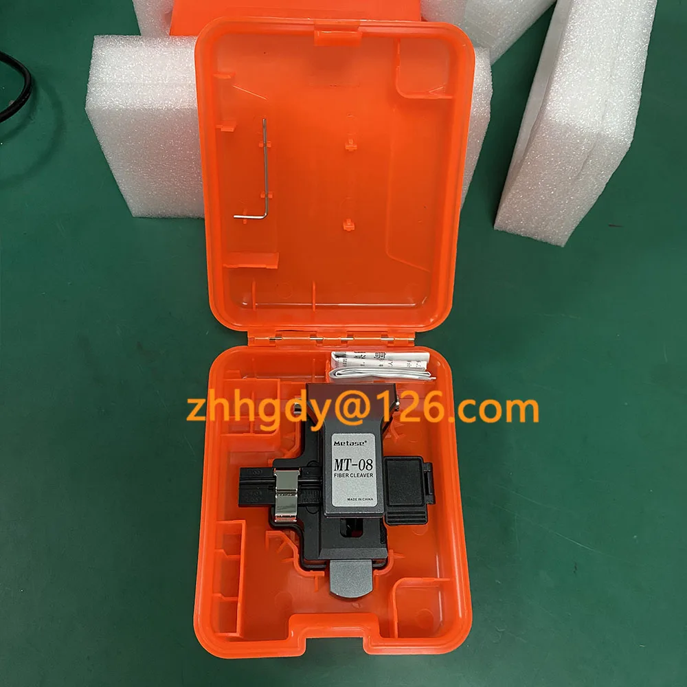 MT-08 Optical Fiber Cleaver High-Precision Fiber Cutter Push-Type Cutting Knife Tool Replacement of CT-30 Fiber Cleaver