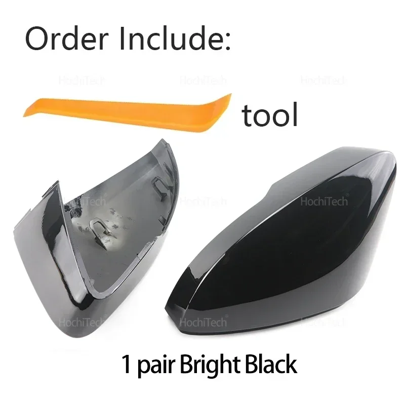 

Для Volkswagen VW T-Roc T-cross 2018-2021 Skoda Octavia Mk3 2013-2018 Автомобильные боковые двери заднего вида, боковые черные карбоновые зеркала, крышки