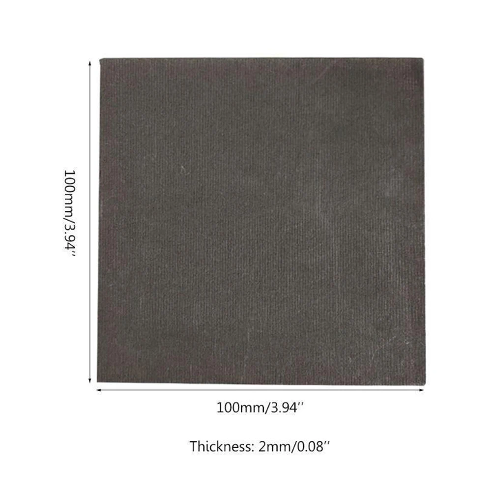 

Graphite Plate Black High Pure Carbon Graphite Sheet 100×100×2mm Electrode Plate Anode Panel For Electrodes Insulating Plates