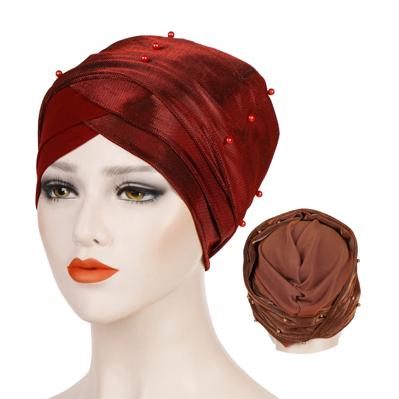 

Muslim headdress turban cap for women solid cotton inner hijabs bonnet arab wrap head hijab underscarf caps Islamic turbantes