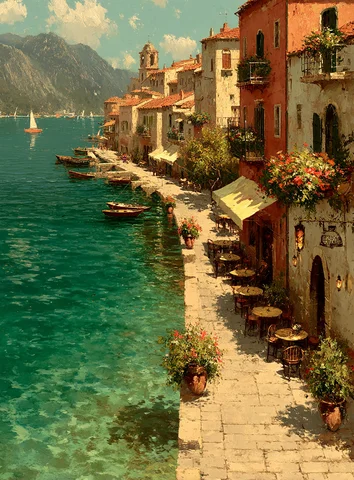 Набор для рисования по номерам "Ландскейп", лен, индивидуальное изготовление