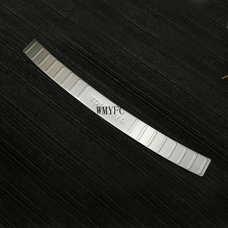 

Защита заднего бампера из нержавеющей стали, накладка протектора для порога багажника Volkswagen Touran L R-Line 2016-2021 2022 2023, автомобильный Стайлинг