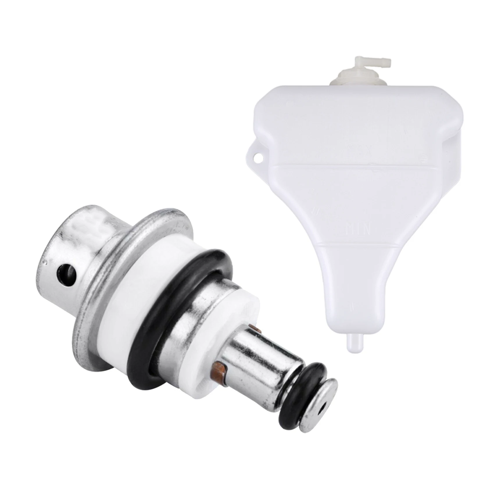 

Fuel Injection Pressure Regulator for Toyota Corolla Lexus Scion with Overflow Expansion Tank Bottle for Honda Accord