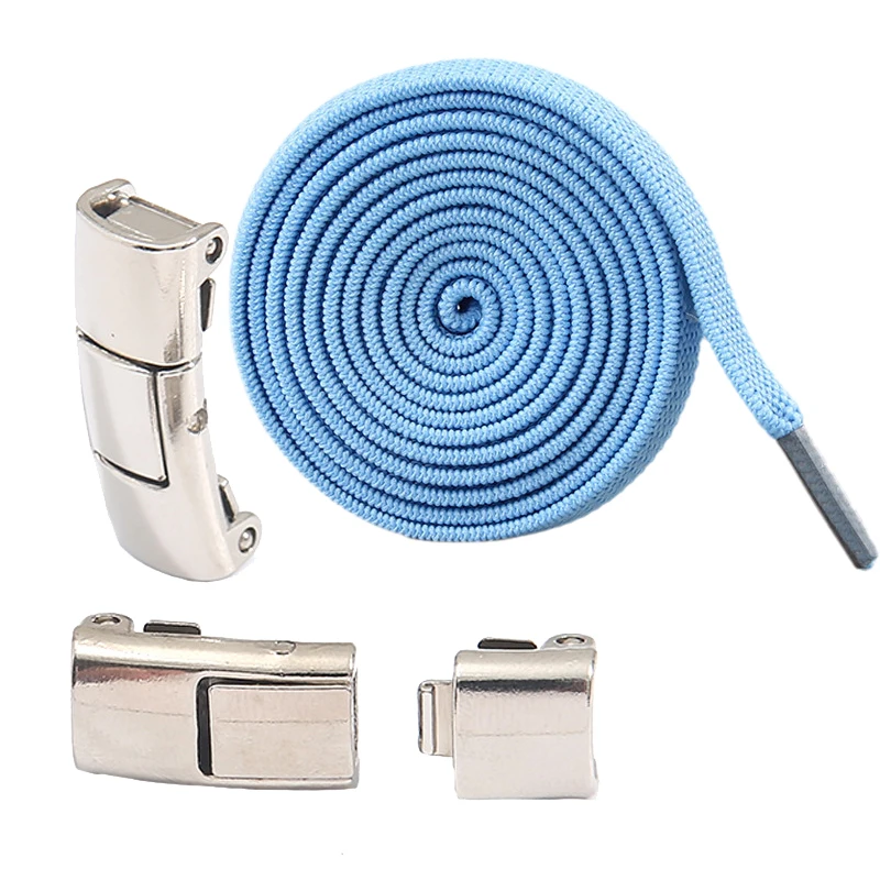 Elastic Cross buckle ShoeLaces New 1 Second Quick No Tie Shoe laces Kids Adult Unisex Sneakers Shoelace Lazy Laces Strings