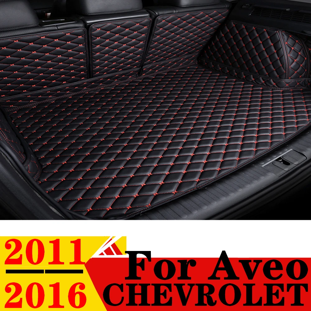 

Коврик для багажника автомобиля для Chevrolet Aveo 2011-2016, для любой погоды, XPE, под заказ, заднее покрытие для груза, коврик, подкладка для багажника, автозапчасти, коврик для багажника