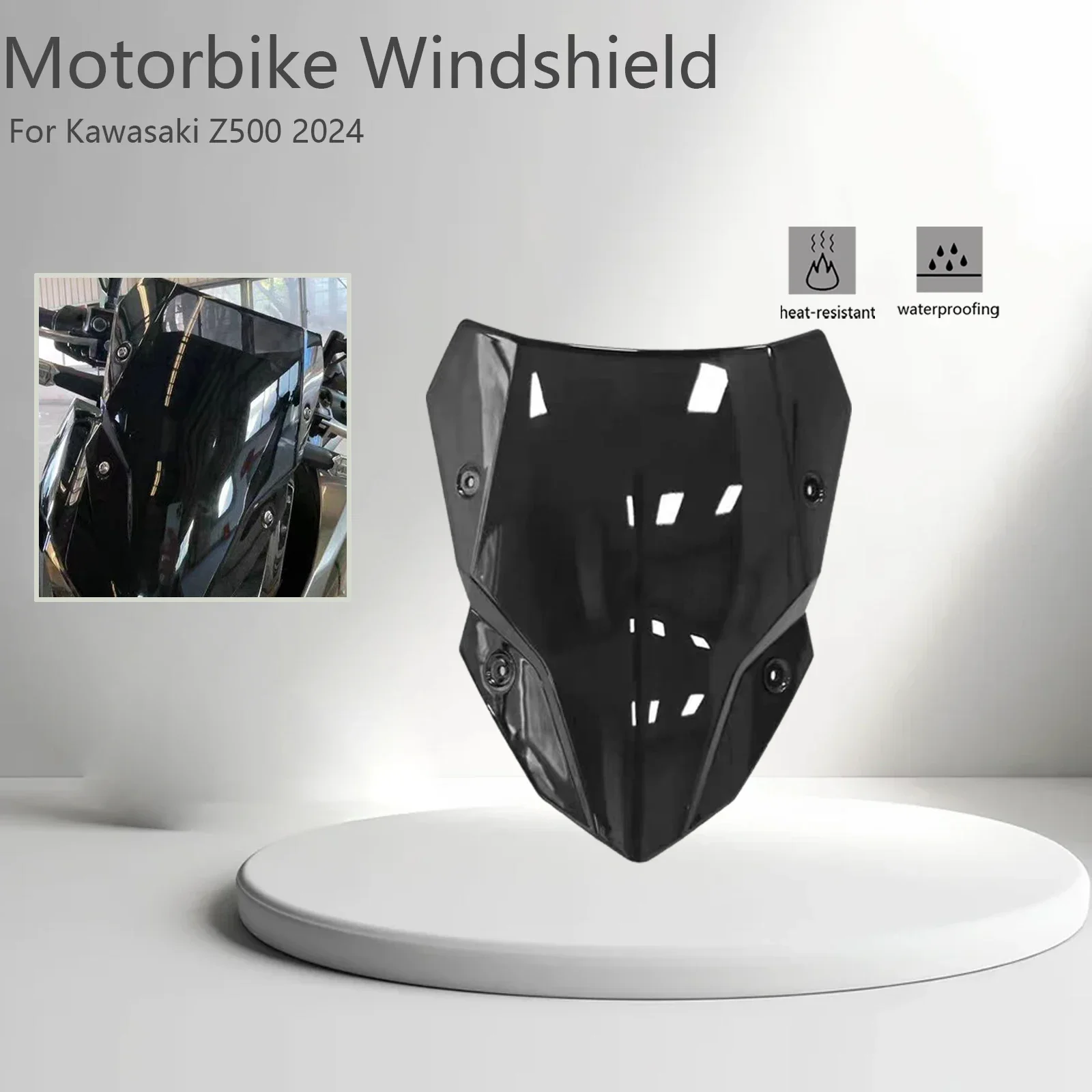 Для Kawasaki Z500 Z 500 SE ABS 2024 2025 лобовое стекло мотоцикла воздушные ветровые дефлекторы