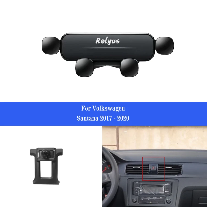

Car Mobile Phone Holder for VolksWagenwerk VW Santana 2017-2020 Smartphone Mounts Holder Gps Stand Bracket Auto Accessories