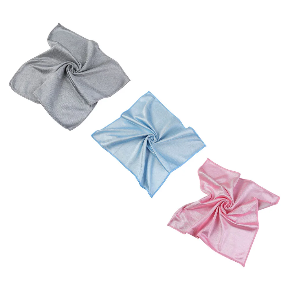

3Pcs Microfiber Cleaning Cloths Glasses Polishing Cloths for Car Window Mirror Glasses