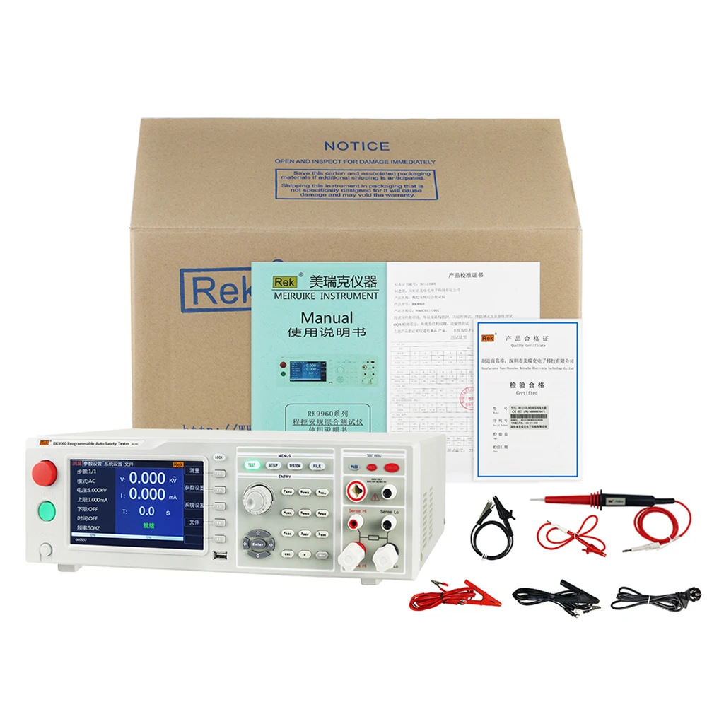 Тестер безопасности RK9960 комплексный тестер RK9960A высококастрюльный Изоляционное