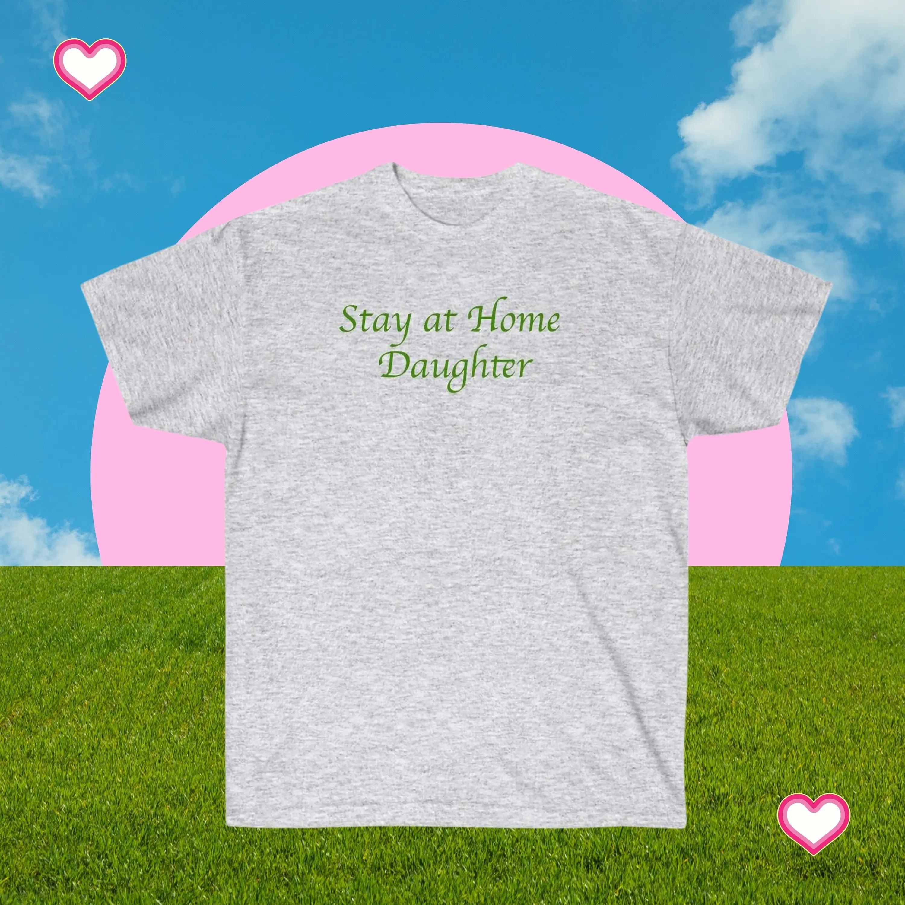 Забавная футболка с надписью жди At Home для дочери ироническая необычная одежда