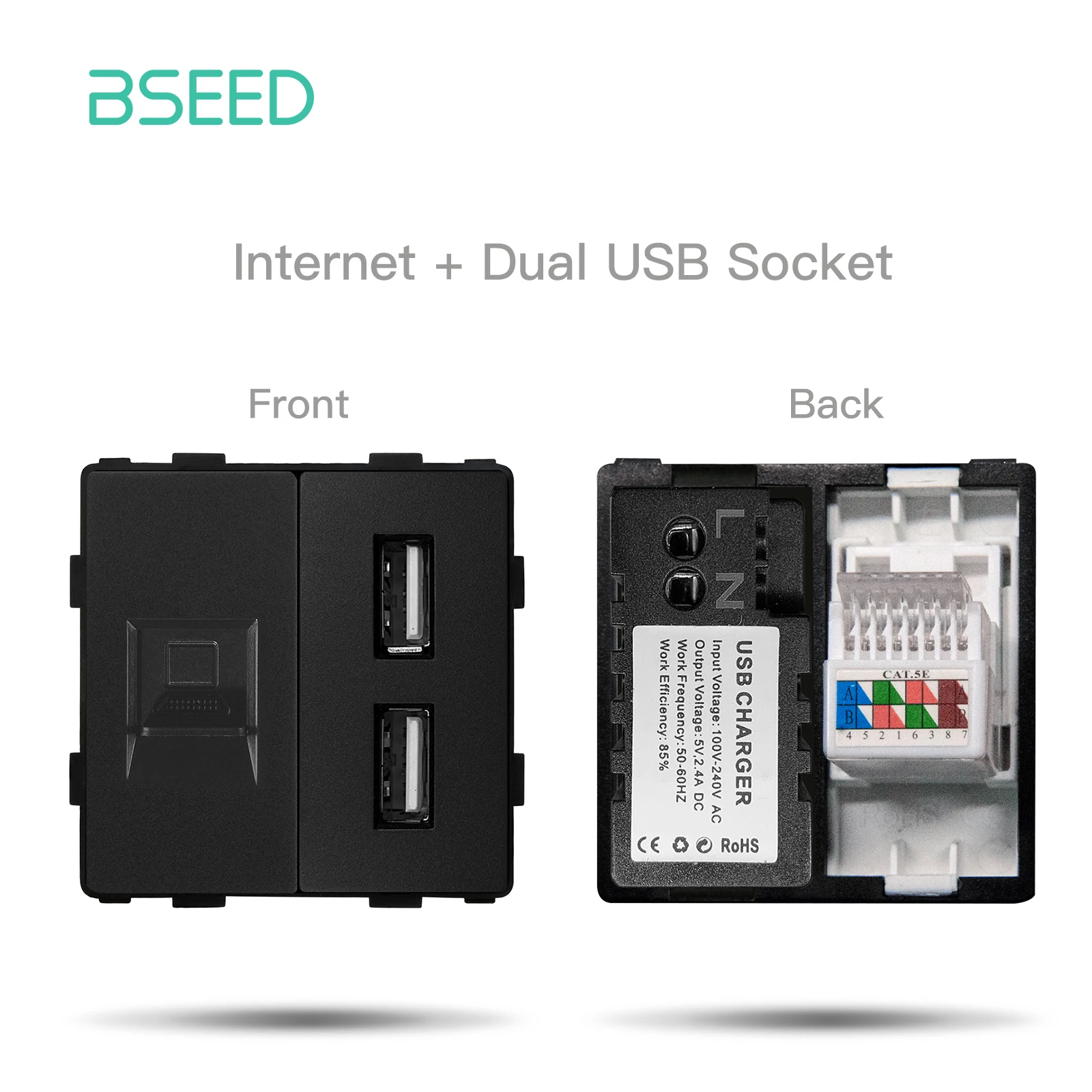 

Рамки розетки BSEED стеклянные сенсорные