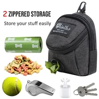 portable pet dog treat bag pouch multifunction dog training bag outdoor travel dog poop bag dispenser durable pet accessories